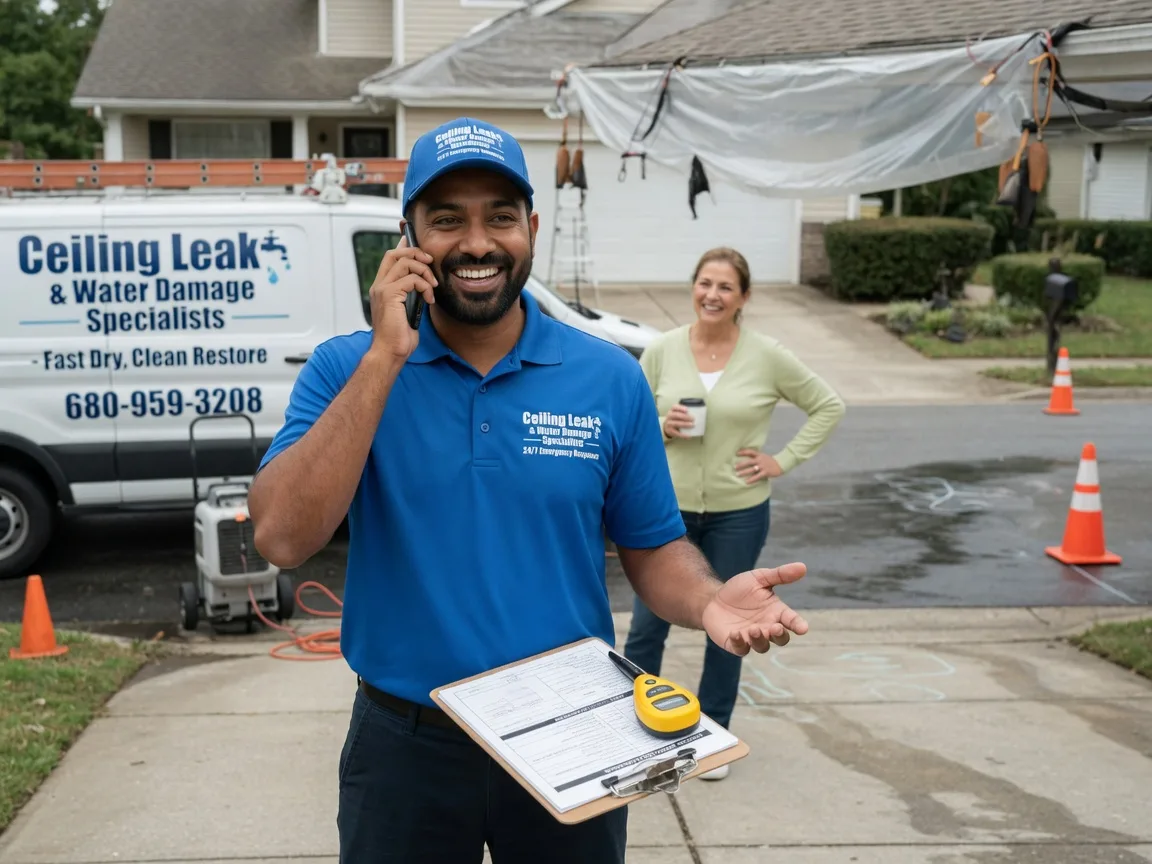 Ceiling Leak Cleanup Bernard, IA FAQs